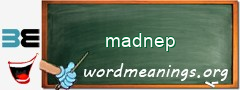 WordMeaning blackboard for madnep